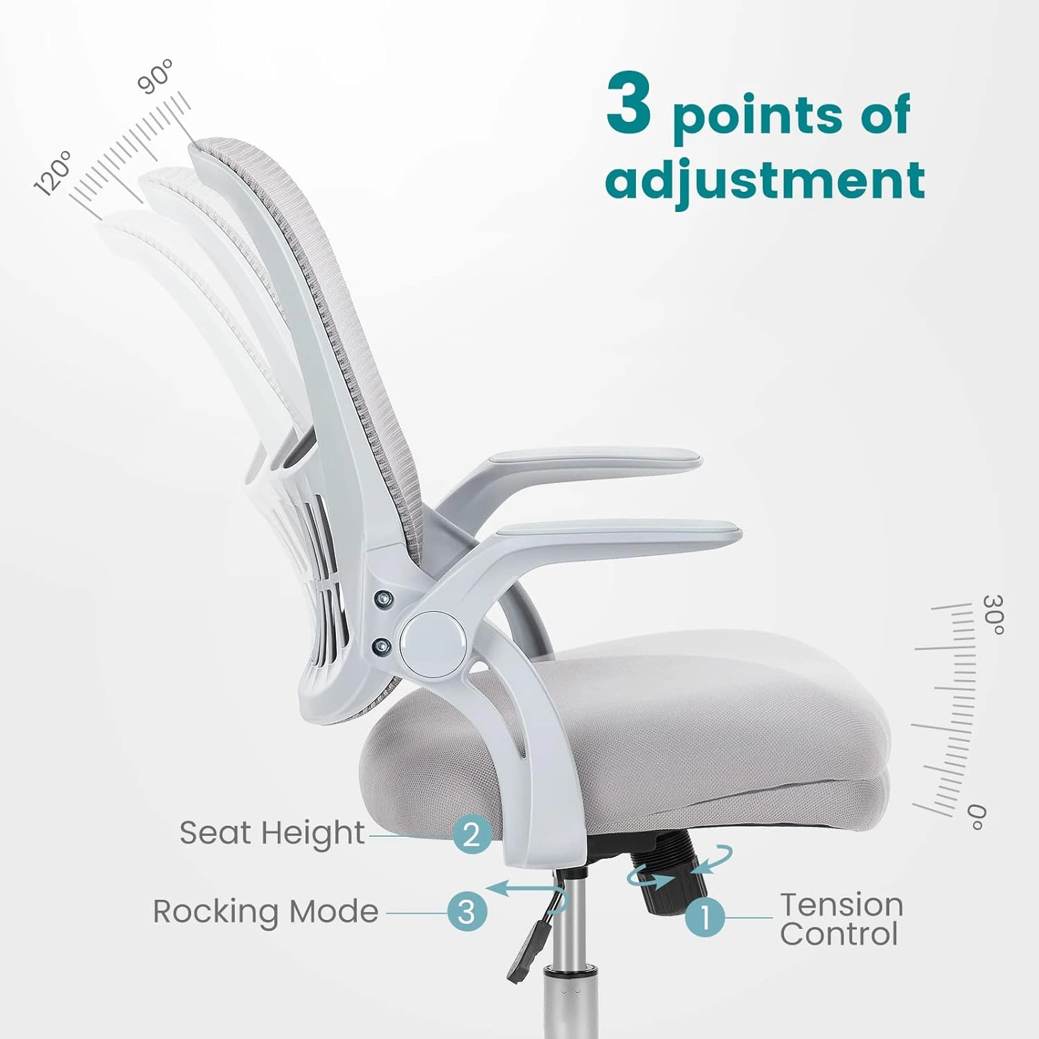 Affordable Leather Ergonomic Office Chair Affordable leather ergonomic chair with cushioned backrest and tilt control