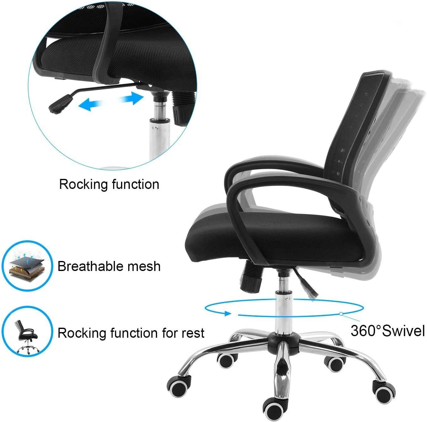 Comfortable Cheap Ergonomic Chair Comfortable cheap ergonomic chair with contoured seat and mesh backrest