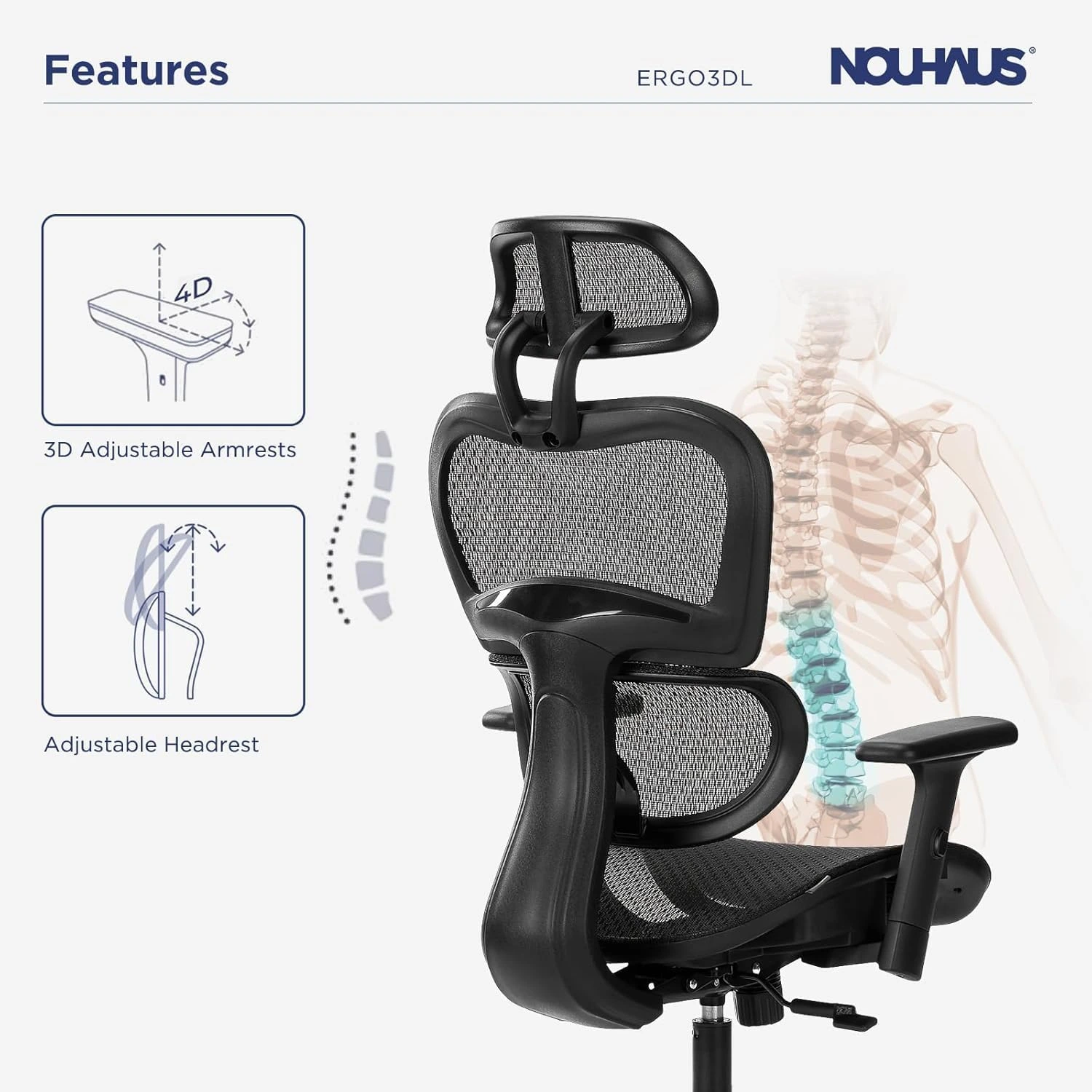 Premium Ergonomic Chair with Lumbar Support Premium ergonomic chair with advanced lumbar support system